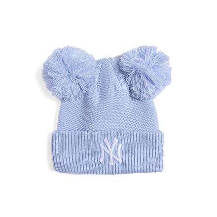 Kapica New Era NY Yankees Double Pom Beanie Plava | 60565276
