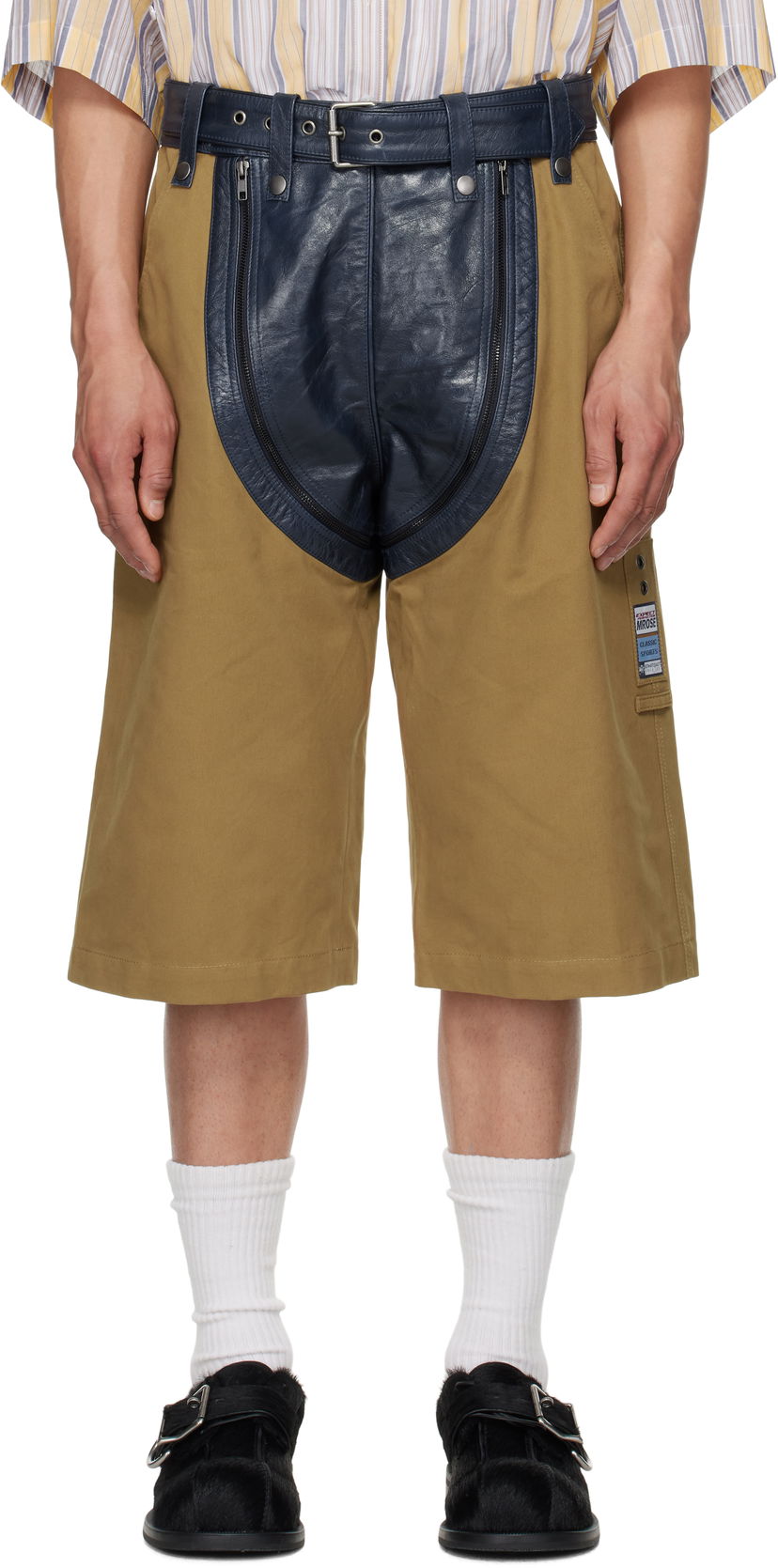 Kratke hlače Martine Rose Martine Rose Zip Chap Utility Shorts Smeđa | 549LP14525