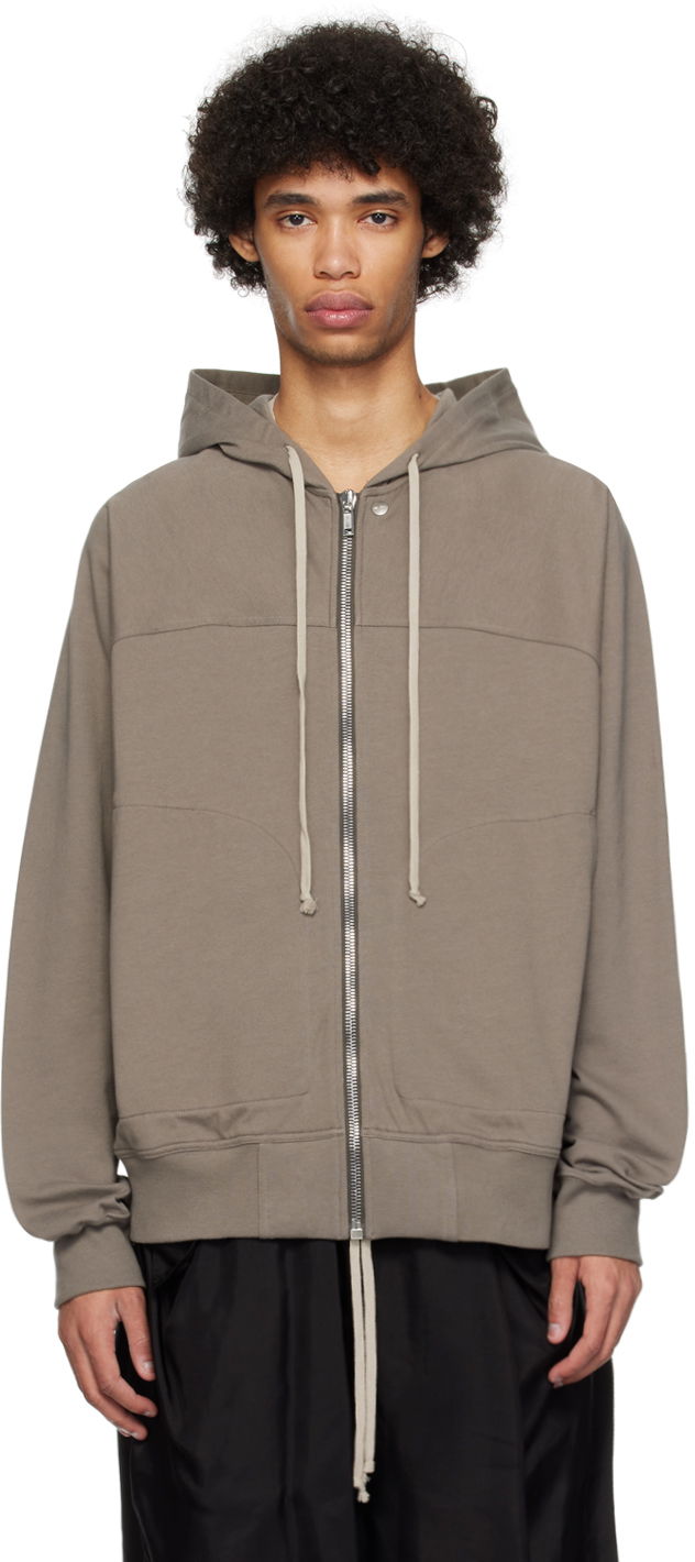 Dukserice Rick Owens Windbreaker Hoodie Siva | RU01D3241 BA