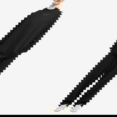 Majica kratkih rukava Fear of God ESSENTIALS Spring Tab Long Sleeve T-Shirt Crna | 125SP244204F, 4