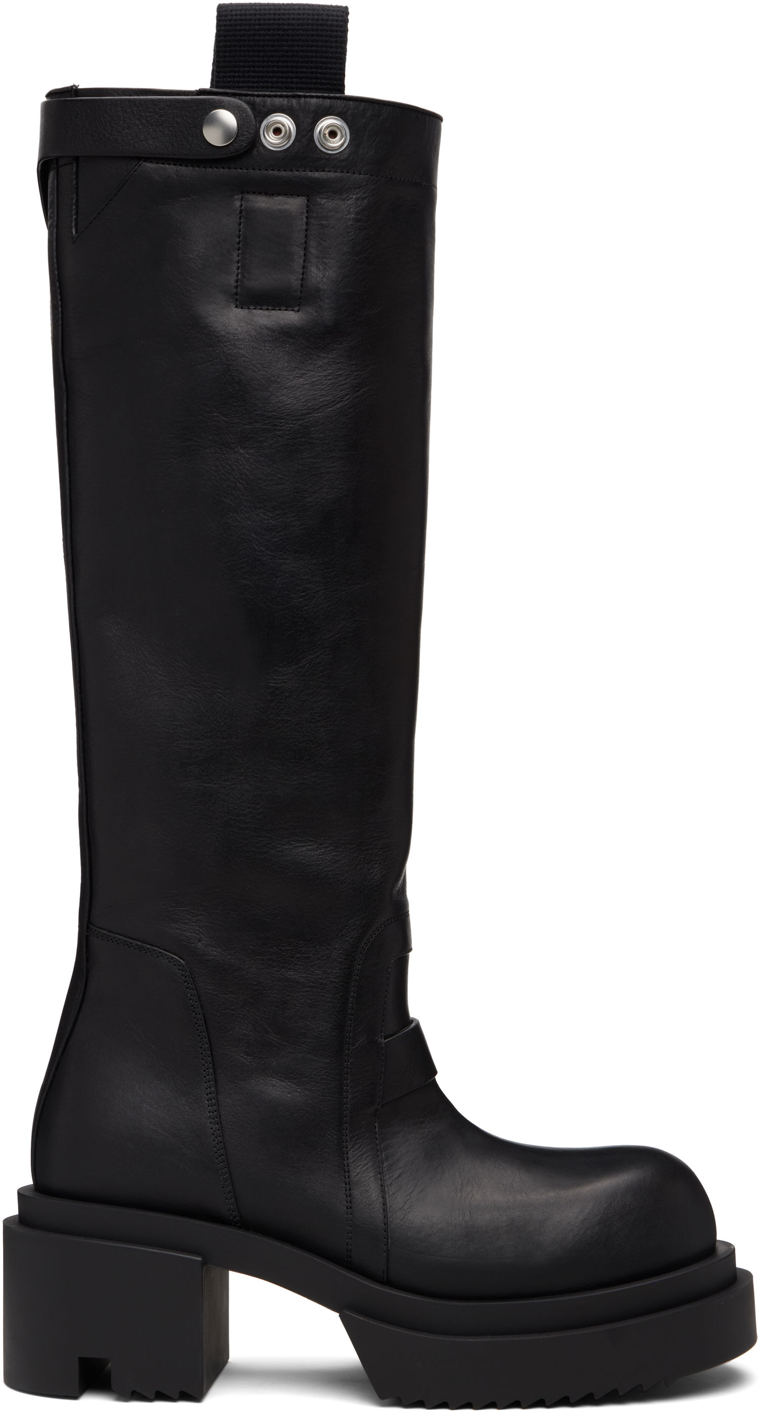 Tenisice i cipele Rick Owens Rick Owens Concordians Pull On Mega Tractor Boots Crna | RU02E1834 LOO, 0