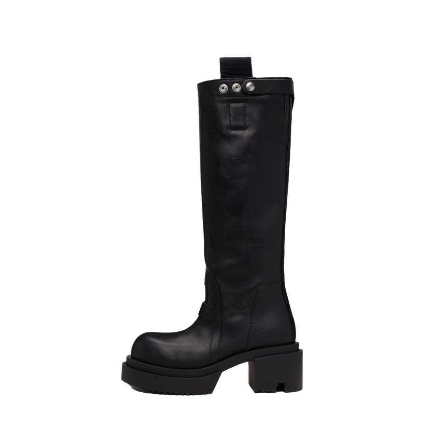 Tenisice i cipele Rick Owens Rick Owens Concordians Pull On Mega Tractor Boots Crna | RU02E1834 LOO