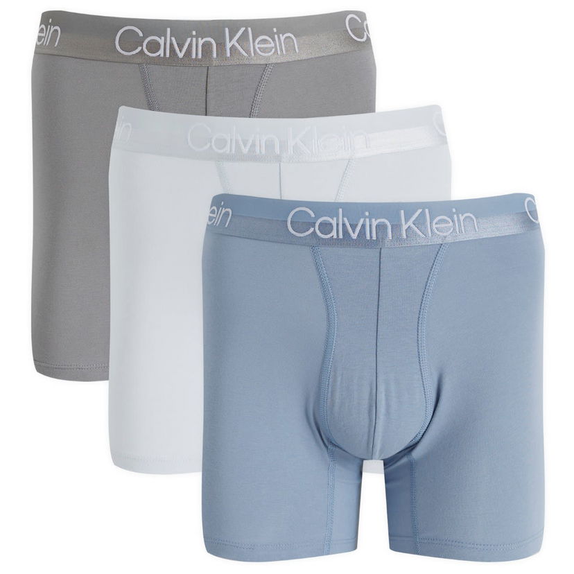 Bokserice CALVIN KLEIN Boxer Briefs - 3 Pack Višebojno | 000NB2971APV3