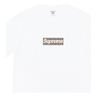 Majica kratkih rukava Supreme Burberry Box Logo T-Shirt Bijela | SUP-SS22-127