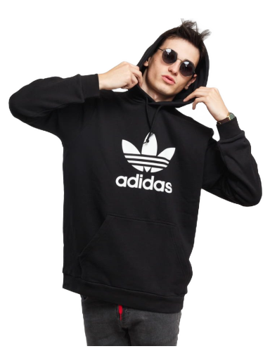 Dukserice adidas Originals Trefoil Hoodie Crna | DT7964