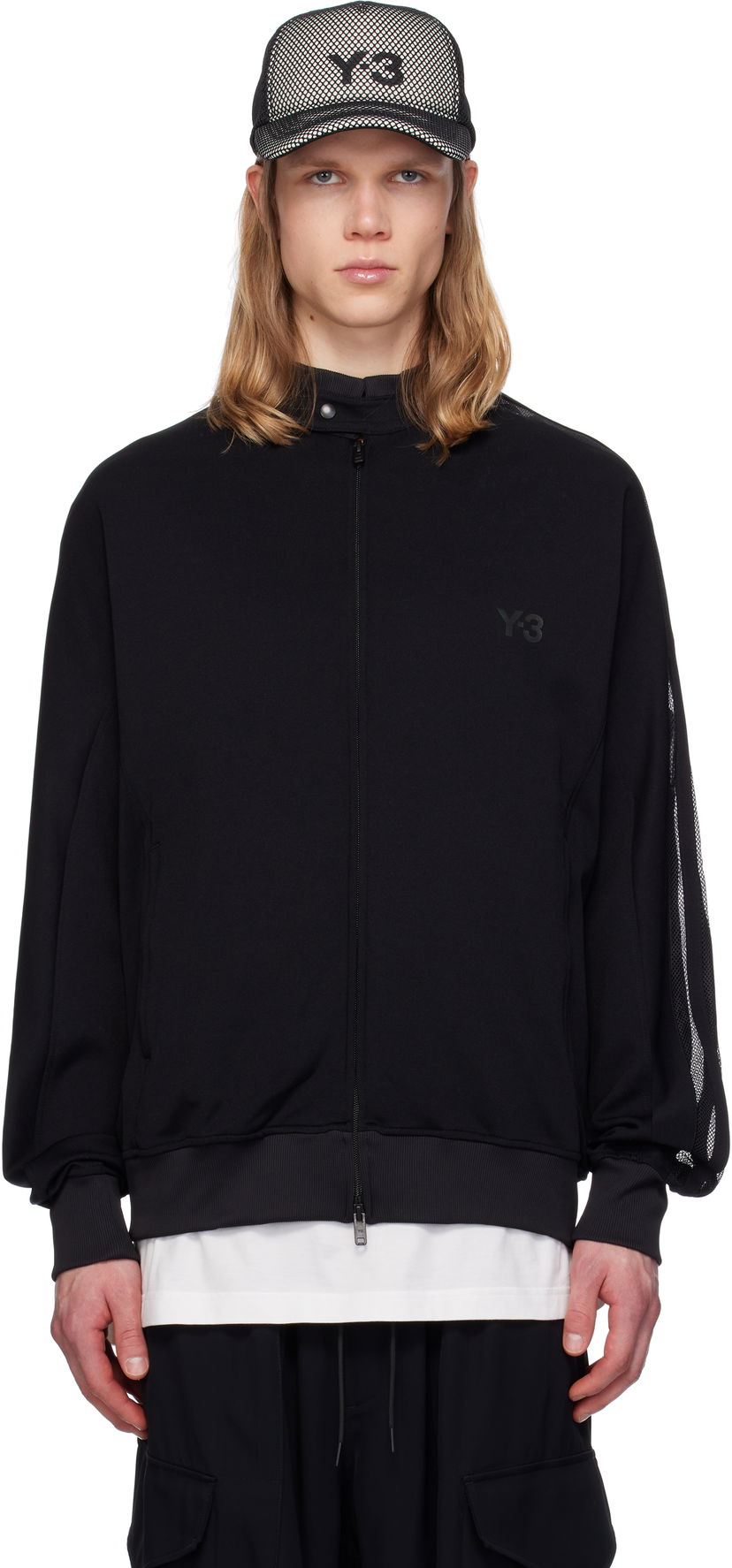 Bomber jakna Y-3 Y-3 3 Stripes Track Jacket Crna | JN4988