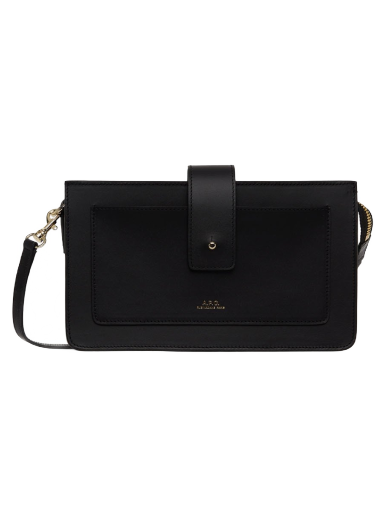 Torba za rame A.P.C. Albane Clutch Bag Crna | PXAWV-F63320