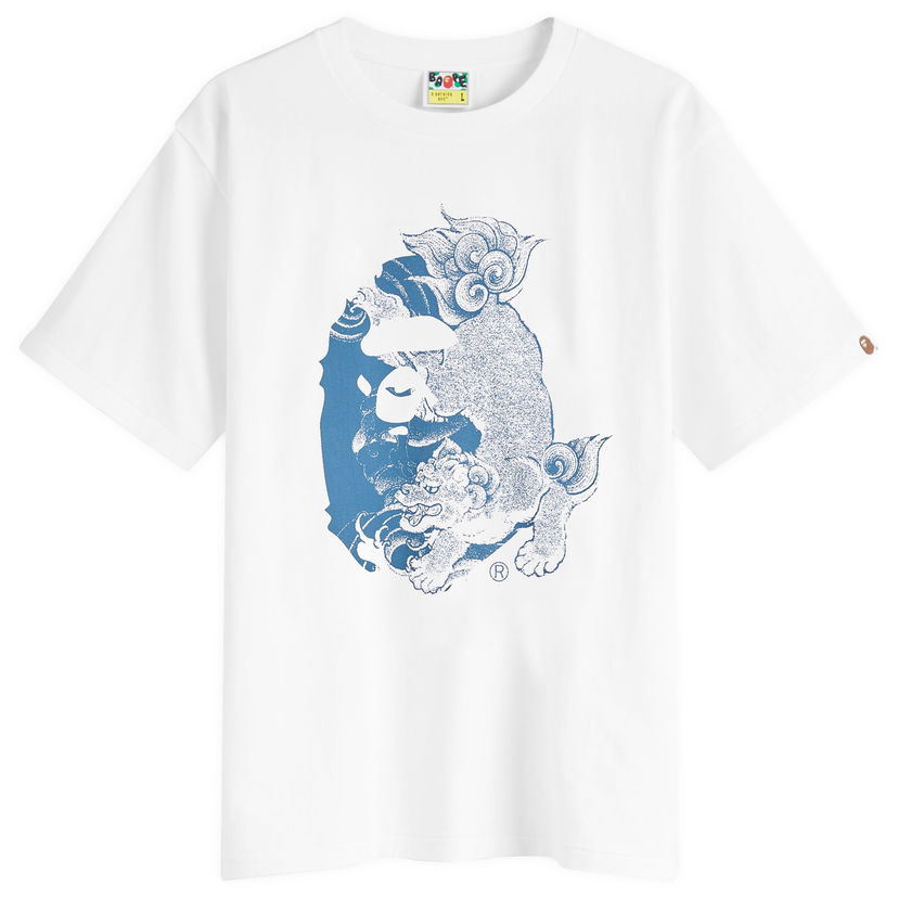 Majica kratkih rukava BAPE Japanese Tattoo Graphic T-Shirt Bijela | 001TEK801029M-WHT