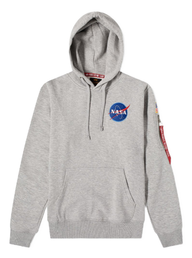 Dukserice Alpha Industries Space Shuttle Hoody Siva | 178317-17