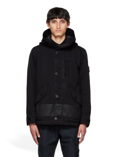 Jakna Stone Island David-TC Down Jacket Crna | 771541349
