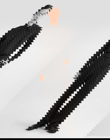 Košulja Dolce & Gabbana Dolce & Gabbana Pinstriped Flannel Shirt Crna | G5NP9TFRZAPS8051, 1