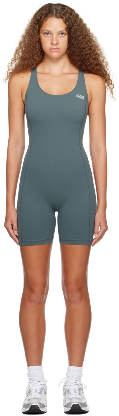 Kombinezon Sporty & Rich Sporty & Rich Exclusive Sleeveless Jumpsuit Zelena | BS821VO