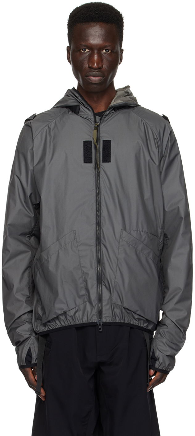 Vjetrovka Acronym ACRONYM J118-WS Hooded Shell Jacket Siva | J118-WS