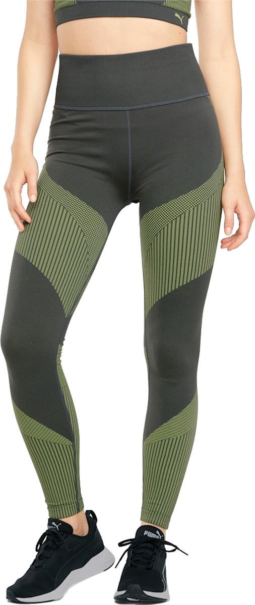 Tajice Puma Puma Train Seamless HW 7/8 Tight Leggings Zelena | 52105207