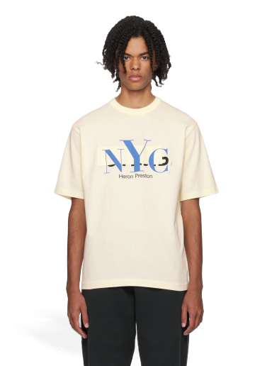 Majica kratkih rukava HERON PRESTON 'NYC' Censored T-Shirt Bijela | HMAA032F23JER0060446