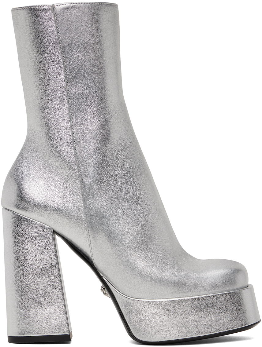 Tenisice i cipele Versace Aevitas Boots "Silver" Siva | 1010174_1A08164, 0