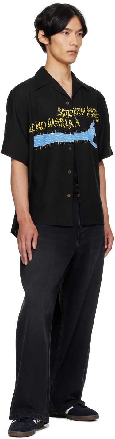 Košulja WACKO MARIA WACKO MARIA x NECKFACE Short Sleeve Shirt Crna | NECKFACE-WM-HI20, 3