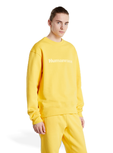 Dukserice adidas Originals Pharrell Williams x Basics Crew Bold Žuta | HI5544