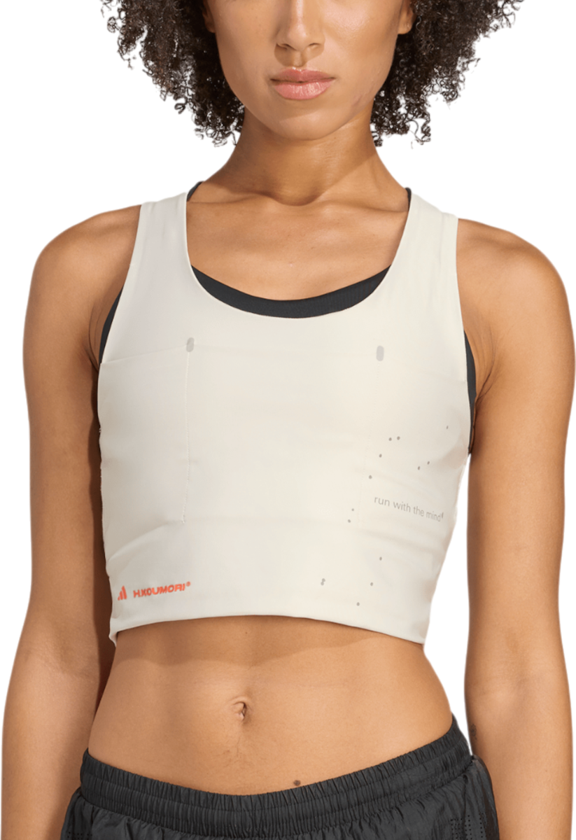 Majica bez rukava adidas Originals Hermanos Koumori Crop Tank Top Bijela | jy4080