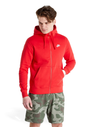 Sportswear Club Hoodie Full-Zip Brushed Back