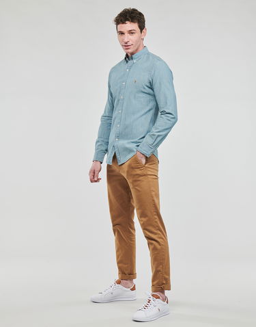Košulja Polo by Ralph Lauren CHEMISE COUPE SLIM DENIM SHIRT Plava | 710548538001-NOS, 2