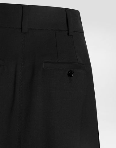 Suknja Dolce & Gabbana Bi-stretch Sallia Pleated High-Waist Midi Skirt Crna | F4C6DTFUBGCN0000, 3