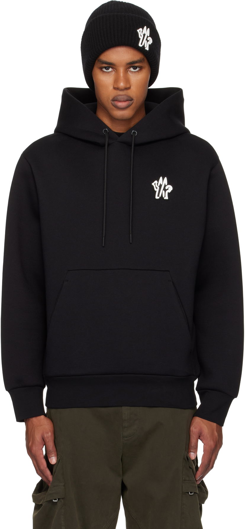 Dukserice Moncler Moncler Archivio Creativo Hoodie Crna | J20918G0004789AR3