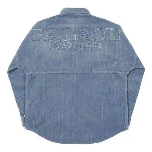 Košulja Palace Palace Drop Shoulder Cord Shirt Plava | P21SHT031