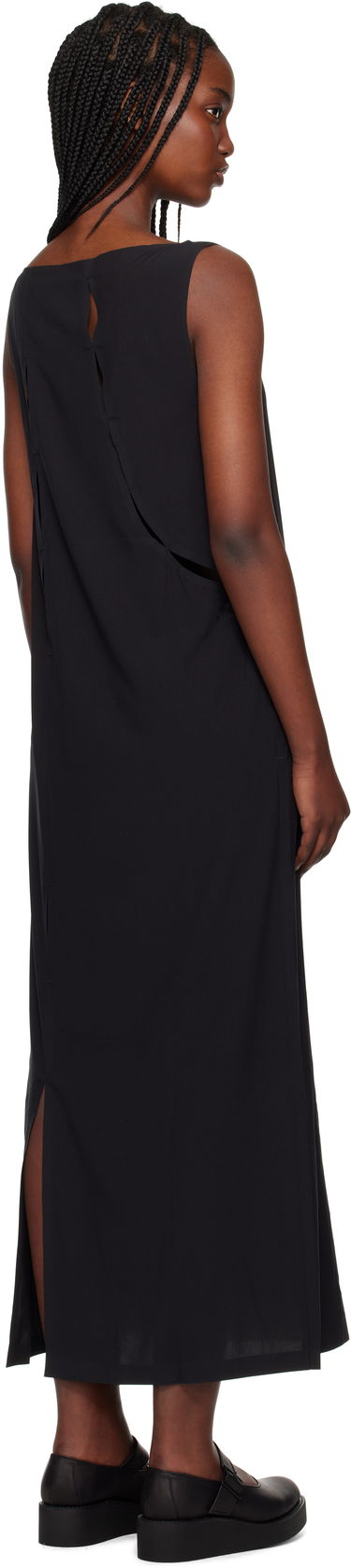 Haljina Y-3 Y-3 Slit Maxi Dress Crna | JD1474, 2