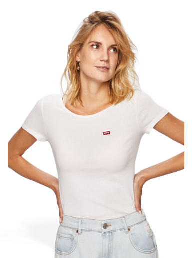Majica kratkih rukava Levi's ® T-Shirt 2-pack Bijela | 74856.0000