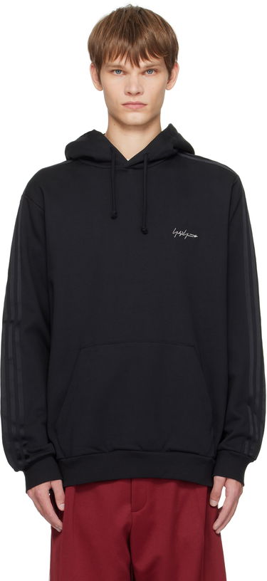 Dukserice Yohji Yamamoto Y-3 Yohji Yamamoto Kuro Hoodie Crna | KA9652, 0