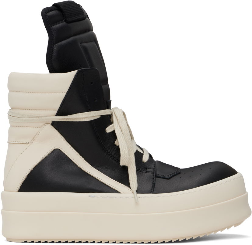 Tenisice i cipele Rick Owens Rick Owens Hollywood Mega Bumper Geobasket Crna | RU01E5868 LCO