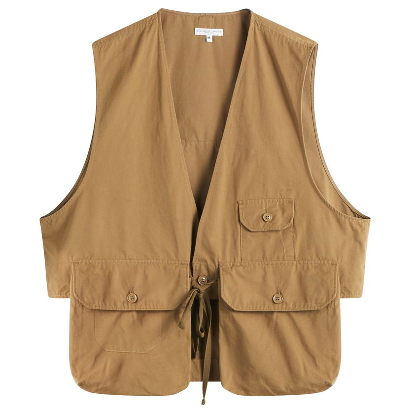 Prsluk Engineered Garments Engineered Garments Fowl Vest Smeđa | QT070-EU006