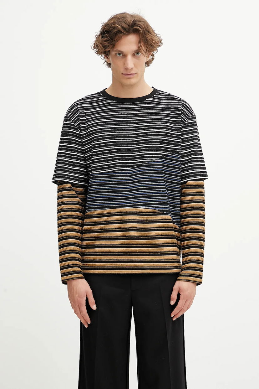 Majica kratkih rukava Andersson Bell Andersson Bell Stripe Layered Long Sleeve T-Shirt Višebojno | atb1342m