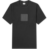 Majica kratkih rukava C.P. Company Mercerized Logo T-Shirt Crna | 15CLTS197A-006370W-999, 1