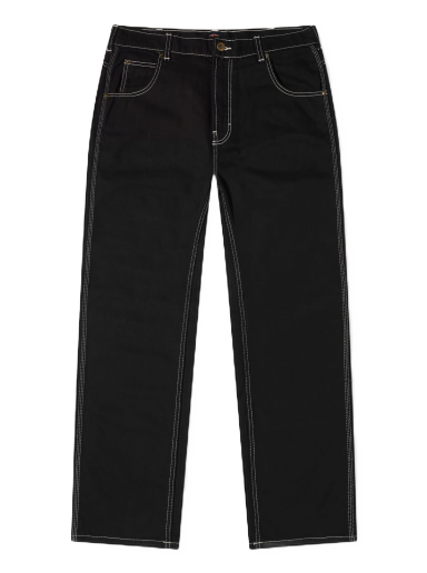 Jeans Dickies Houston Denim Rinsed Crna | DK0A4XFLRBK1