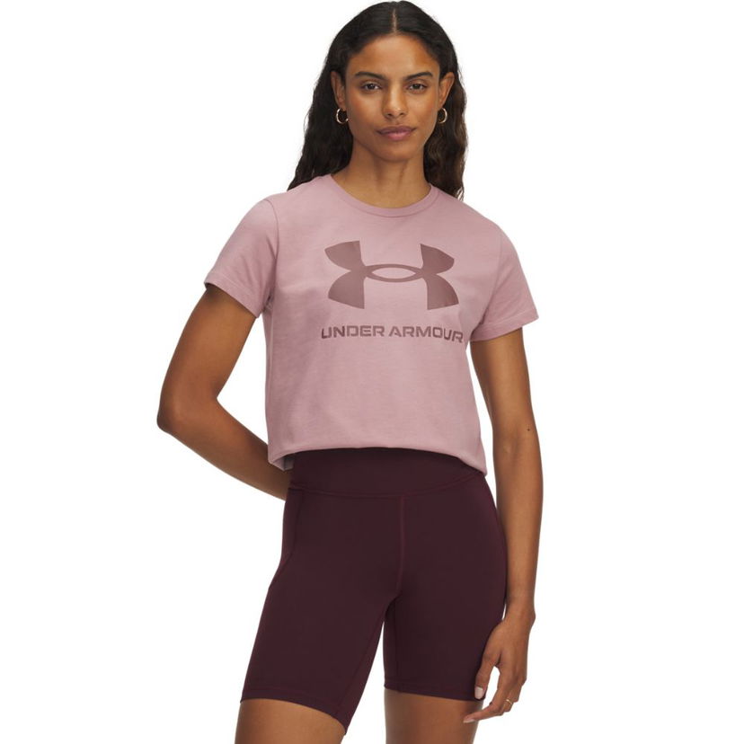 Majica kratkih rukava Under Armour Under Armour Sportstyle Crop T-Shirt Ružičasta | 1356305-673