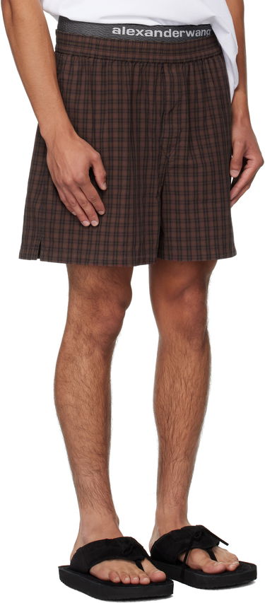 Kratke hlače Alexander Wang Alexander Wang Graphic Shorts Tamnoplava | 6WC3254099, 4