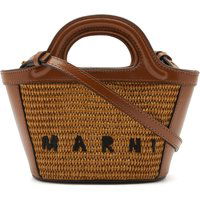 Ručna torbica Marni Micro Tropicalia Logo Bag "Raw Sienna" Smeđa | BMMP0067Q0-00M50, 1