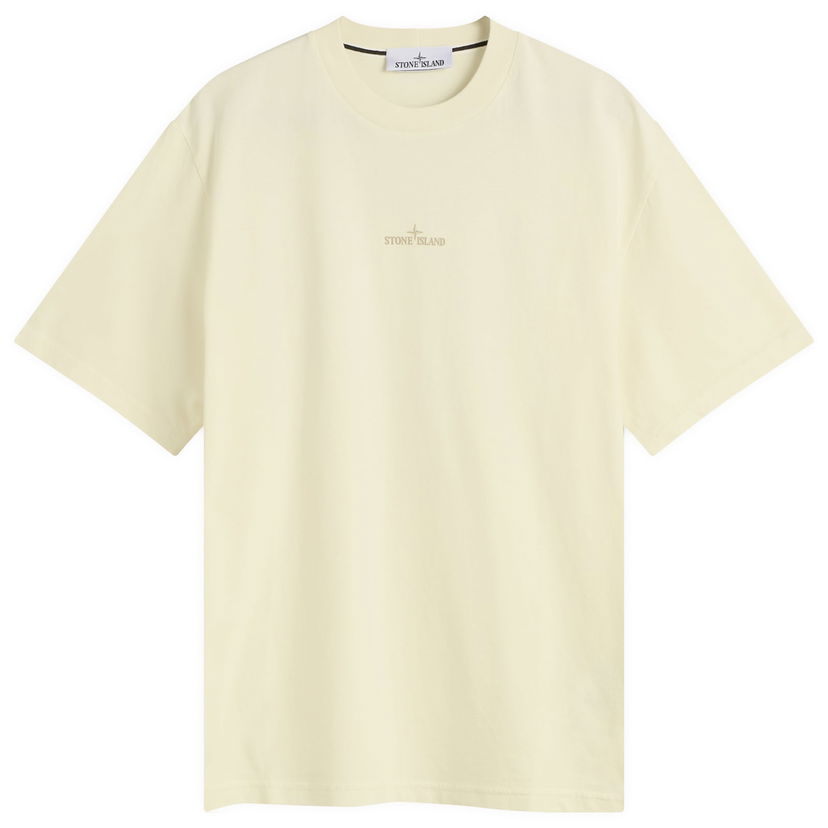 Majica kratkih rukava Stone Island Stone Island Compass Print T-Shirt, Size Medium Žuta | K2S152100037-S0197-V0093