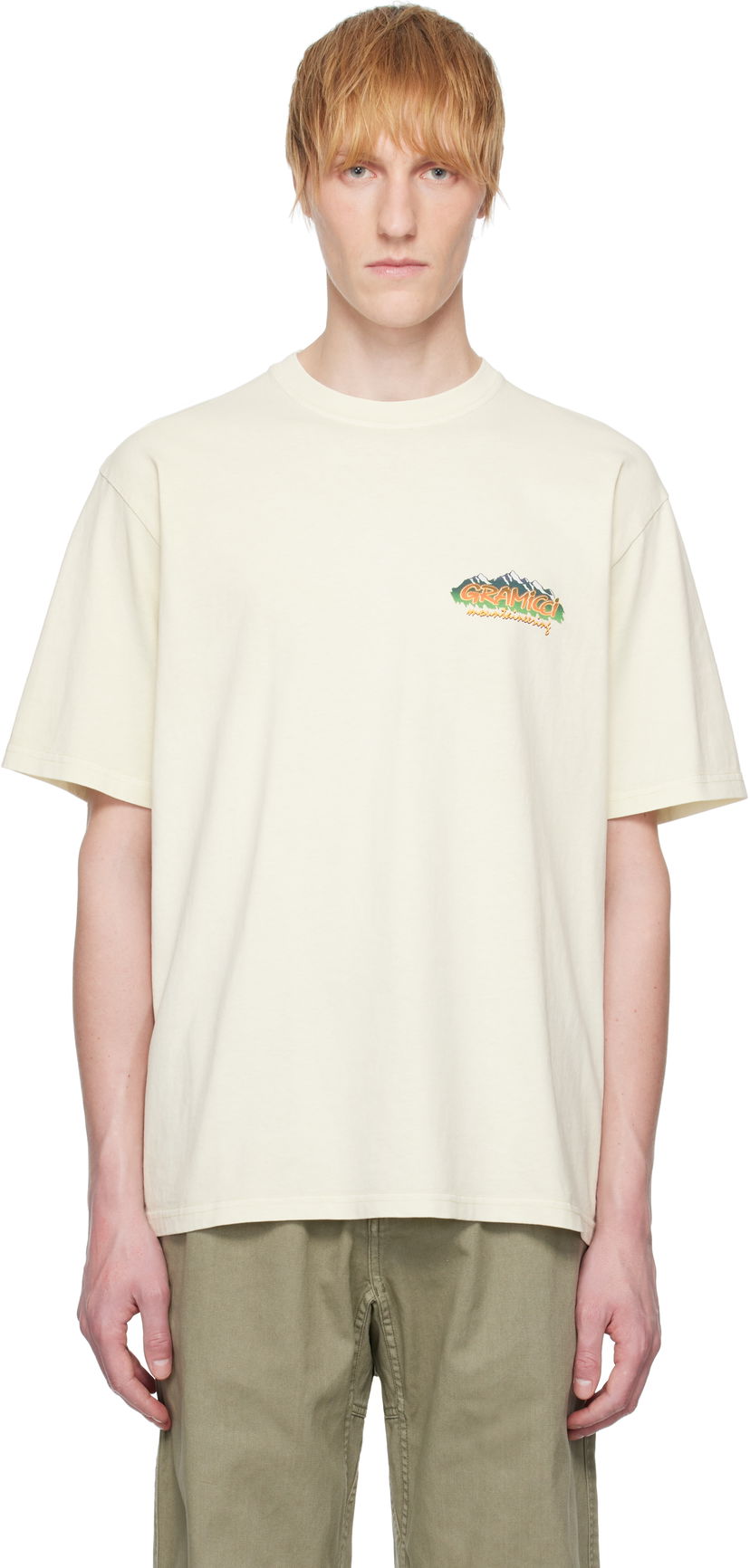 Majica kratkih rukava GRAMICCI Gramicci Mountaineering T-Shirt Bež | G5SU-T168