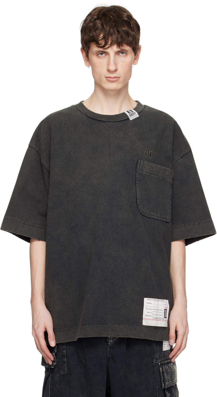 Majica kratkih rukava Maison MIHARA YASUHIRO MIHARA YASUHIRO Amateur Sewn Like T-Shirt Crna | A14TS601