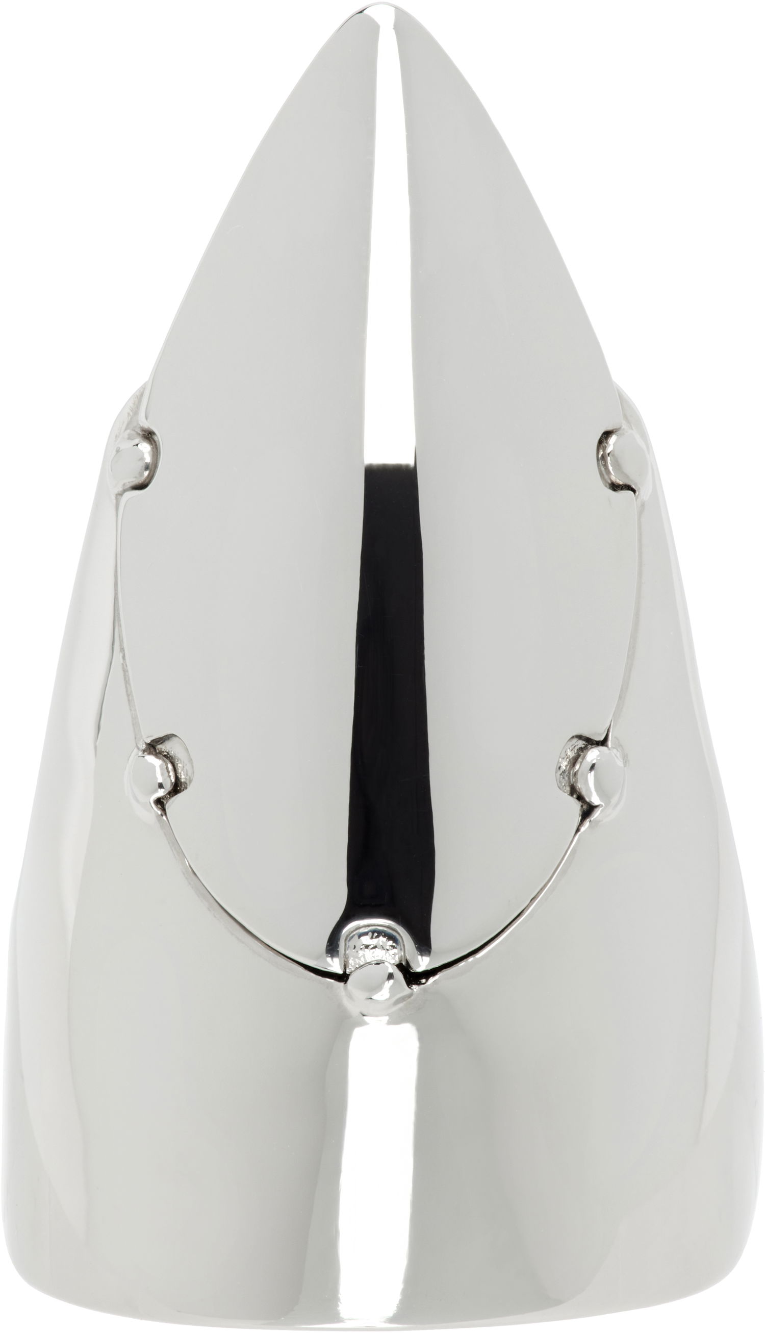 Prsten Jean Paul Gaultier Jean Paul Gaultier Silver-Tone 'The Nail' Ring Metalik | 25/03-W-JW023-X053-91, 0