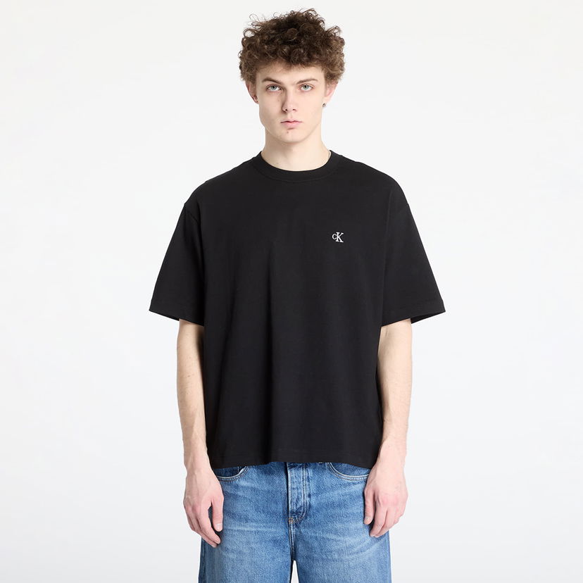 Majica kratkih rukava CALVIN KLEIN Calvin Klein Jeans Relaxed Archive Logo T-Shirt Crna | LV040HM229 UB1