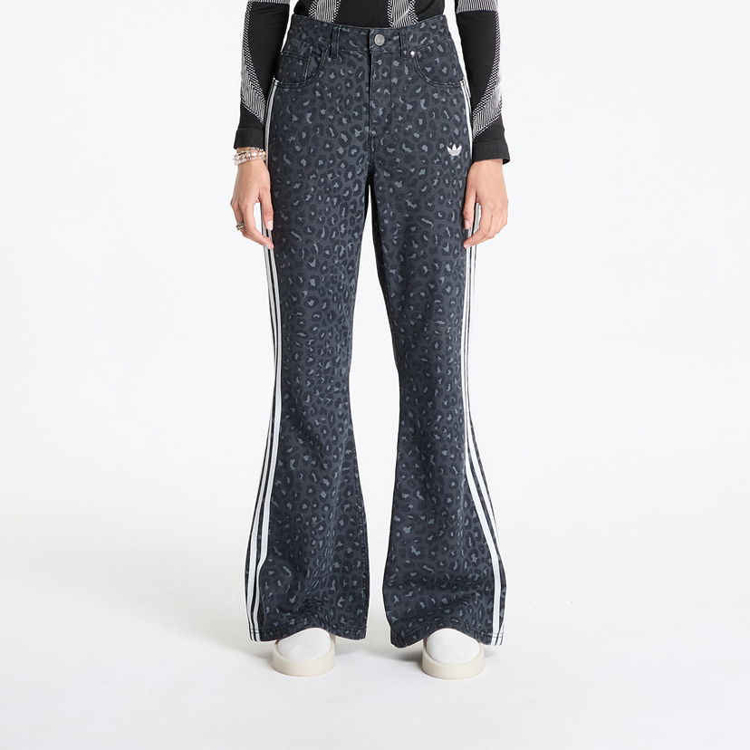 Jeans adidas Originals Denim Slim WL Flare Pants Crna | KA2681