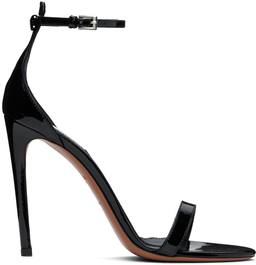 Tenisice i cipele Alaïa ALAÏA High Heeled Calfskin Sandals Crna | AA3S106CK250