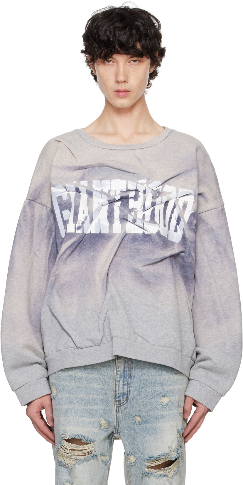Dukserice Who Decides War Gianthood Pullover Sweatshirt Siva | 1110150030FW24