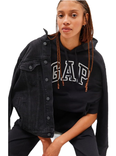 Dukserice GAP Heritage Hoodie Crna | 463506-01