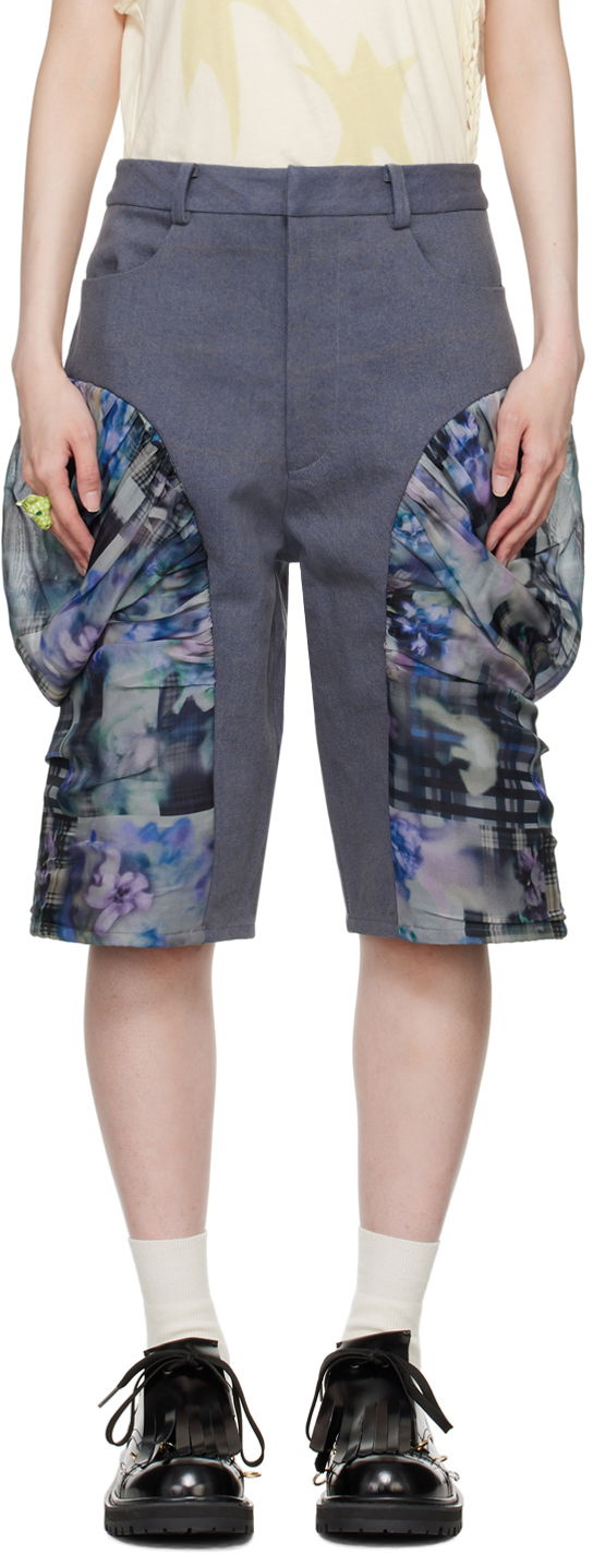 Kratke hlače Collina Strada Collina Strada Giva Denim Shorts Plava | XX6032