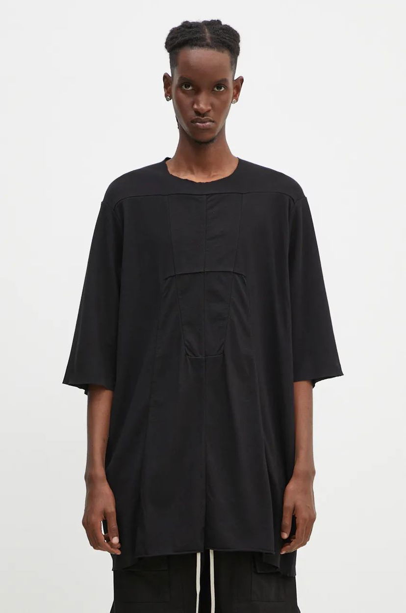 Majica kratkih rukava Rick Owens Luxor T-Shirt Crna | DU02D2251.RNP